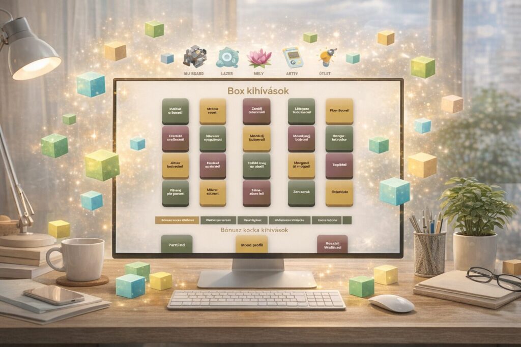 A Wellbeing Box hidat épít a kettő közé: rendszerszinten ad használható mikroszünetet és egyénileg ad azonnali mentális újraindítást.